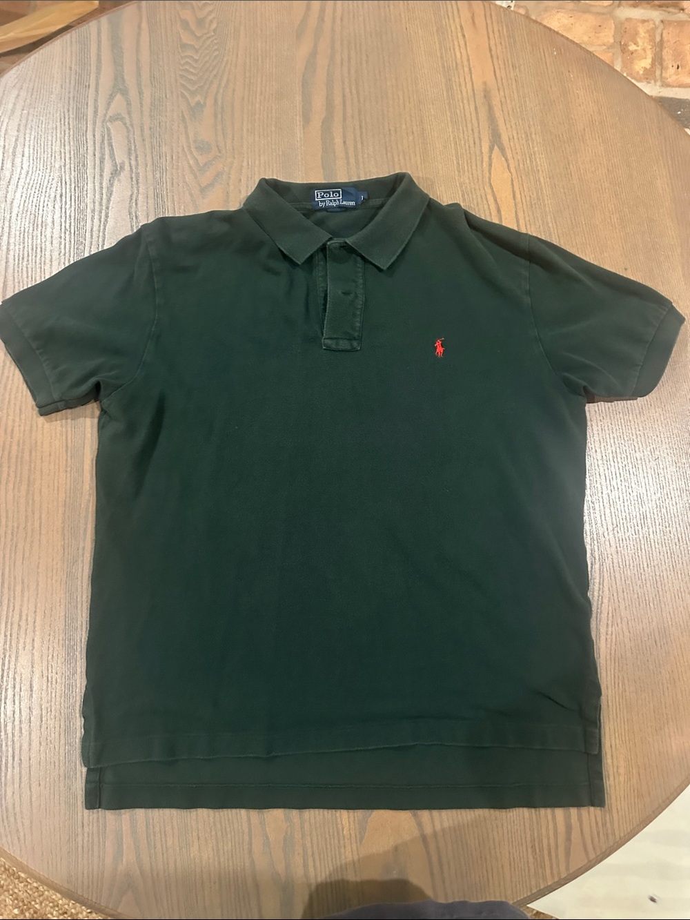 Polo by Ralph Lauren Dark Green Polo with Red Pony